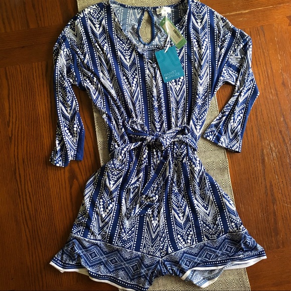 Fun blur print romper - Picture 1 of 2